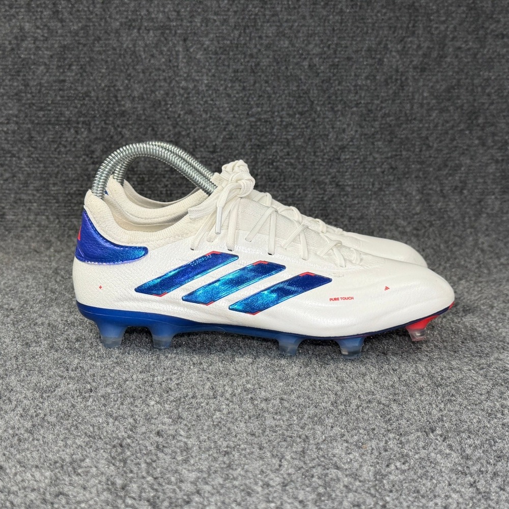 Adidas Copa Pure 2 Elite KT FG Soccer Cleats Men's 6 Cloud White Lucid Blue Red
